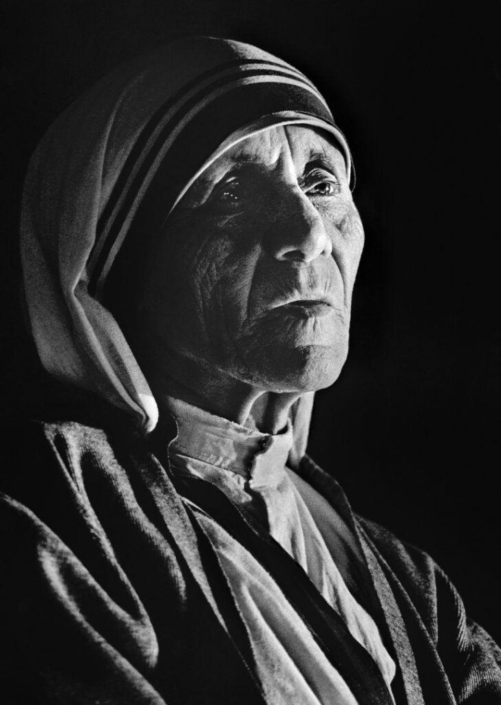Iconic Raghu Rai photograph of Mother Teresa