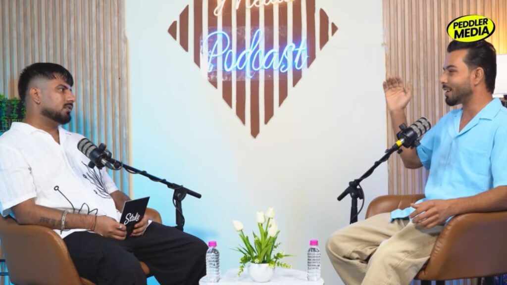 Peddler Media podcast host with Vikram Malik in exclusive Haryanvi podcast conversation about acting career, Kala Dora song and Haryana entertainment industry