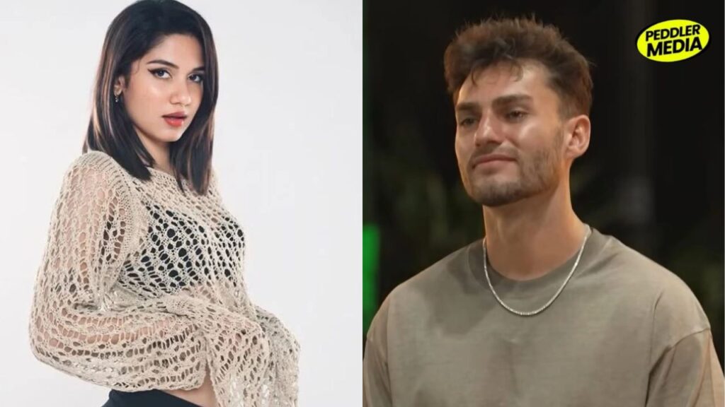 Soundarya and Tayne from MTV Splitsvilla 16 in a split-screen photo during the reality show.