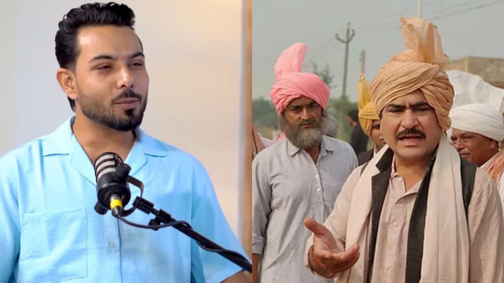 Vikram Malik discussing Yashpal Sharma’s film Dada Lakhmi Chand at Peddler Media podcast while talking about his Haryanvi acting journey and theatre career