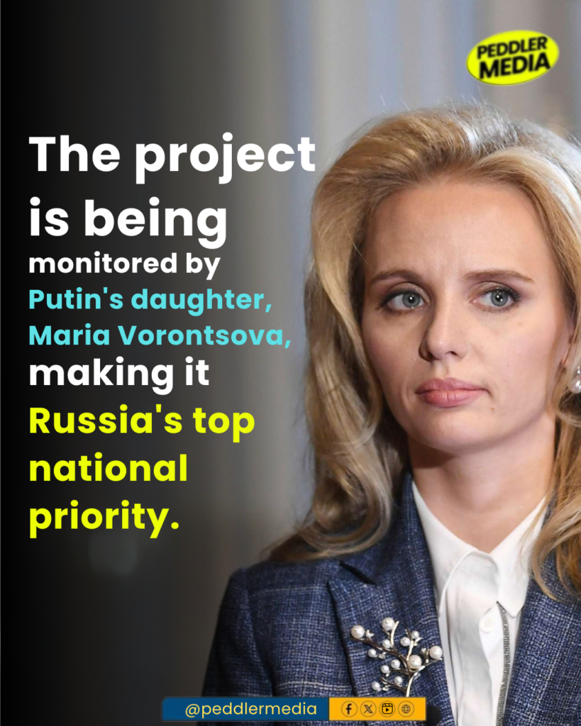 Maria Vorontsova Vladimir Putin's daughter heading Russia's $26 billion Anti-Ageing Project by Peddler Media