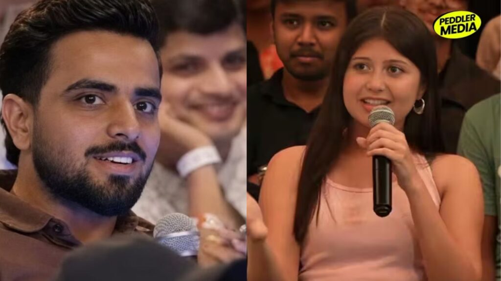 Himanshu Jangra and Sejal Pawar at Pranit More stand-up show viral clip