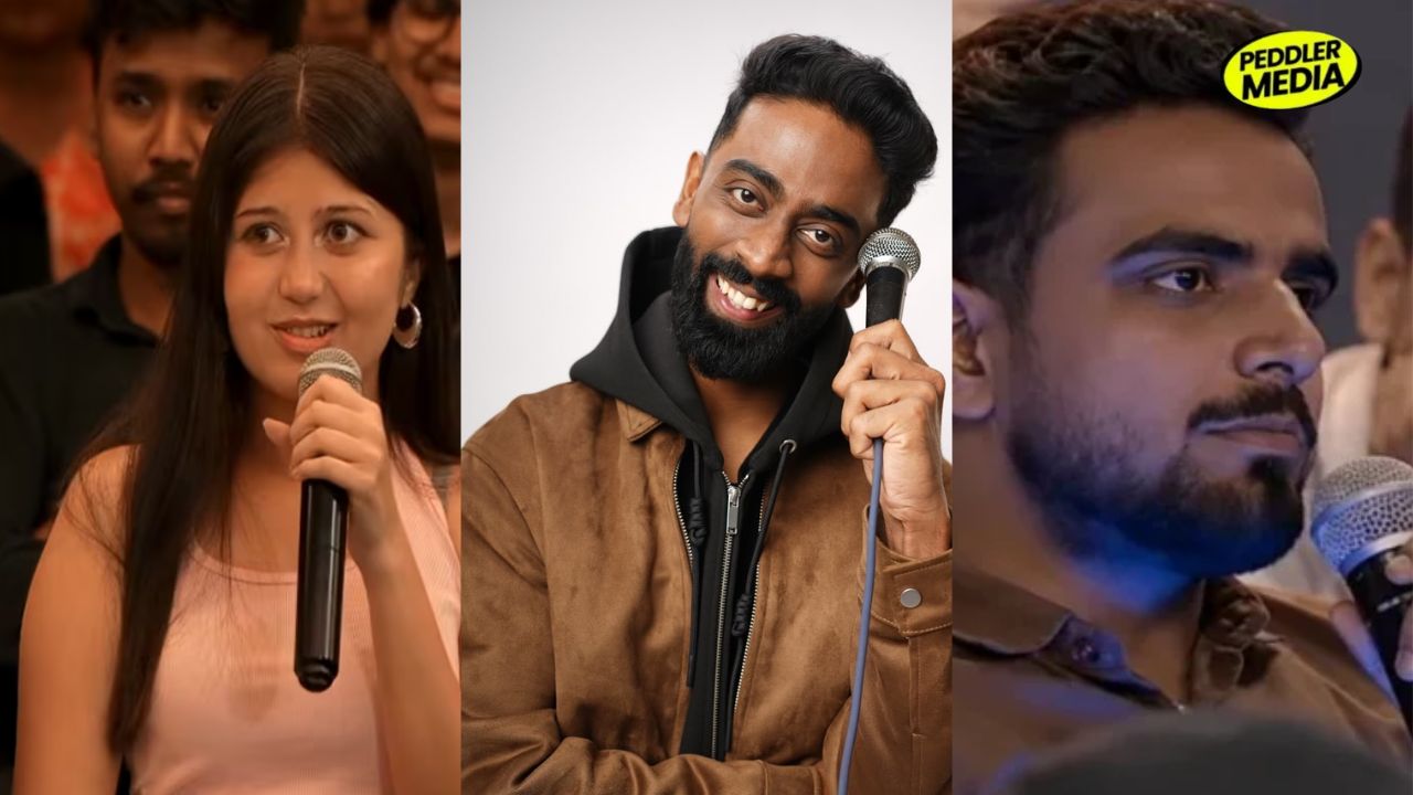 Alt: Sejal Pawar and Himanshu Jangra with comedian Pranit More show controversy 2026
