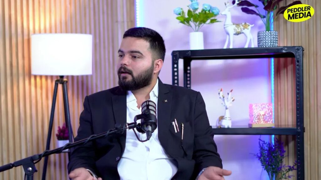 Advocate Ravi Gahlot talking about real estate and Gahlot Associates on Peddler Media podcast