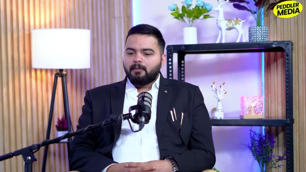 Advocate Ravi Gahlot speaking on Peddler Media podcast