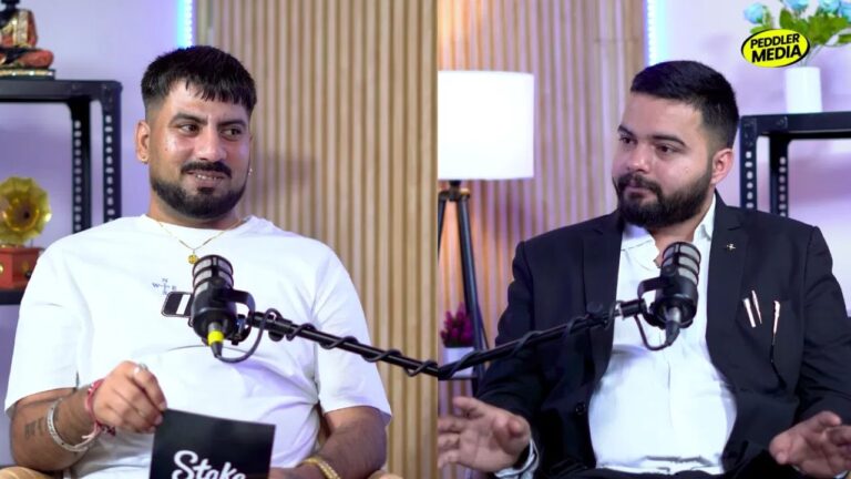 Advocate Ravi Gahlot in conversation with host on Peddler Media podcast Haryana