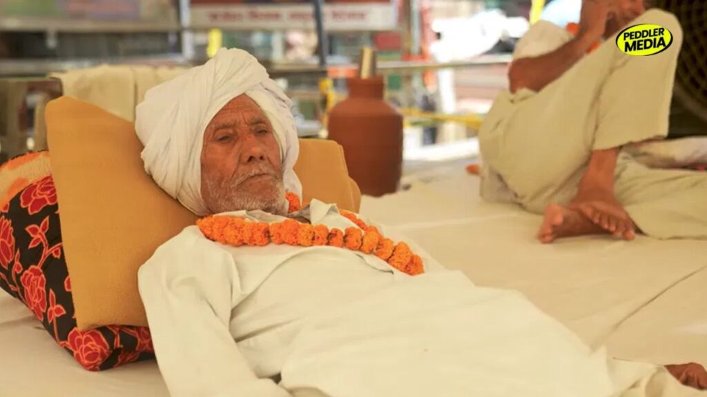 82 year old man on hunger strike at Chanot village protest Hisar