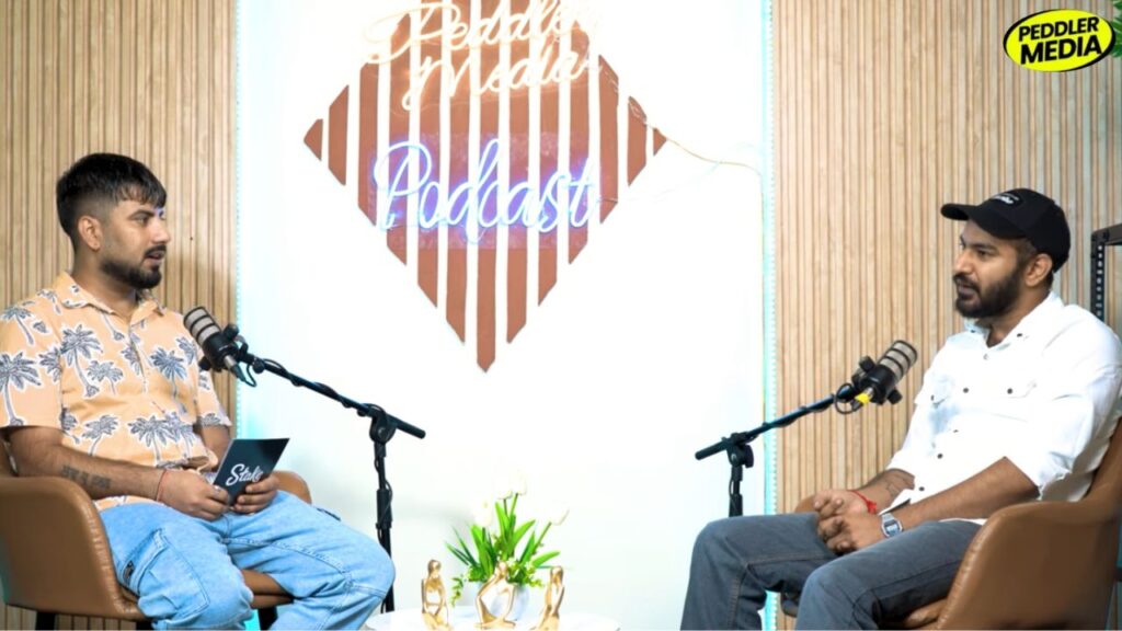 Divesh Khatana, RX 100 lyricist, in conversation with Peddler Media during For Haryanvi By Haryanvi podcast