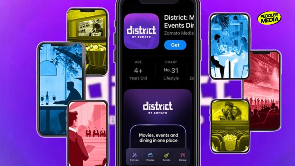 District by Zomato app showing movies, events and dining — book live Haryanvi songs concerts and events near you
