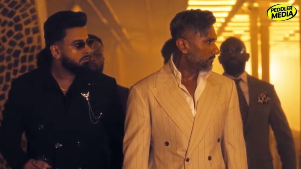 Rawme Hooda and Yo Yo Honey Singh walking together in Jawani Iraqi official music video