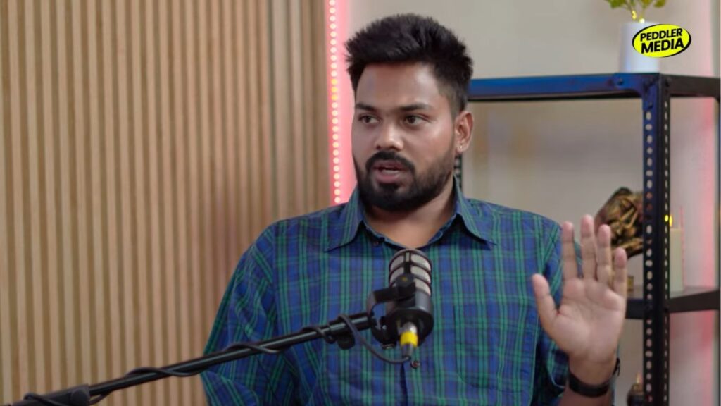 argana Haryanvi rapper sharing his struggle story on Peddler Media podcast