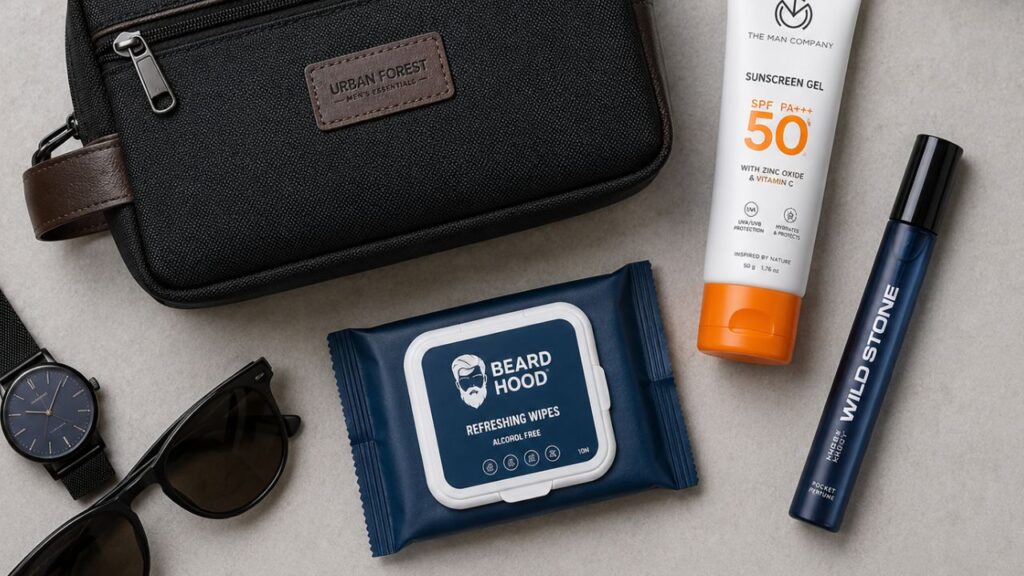 Essential products for a budget summer grooming kit for Indian men