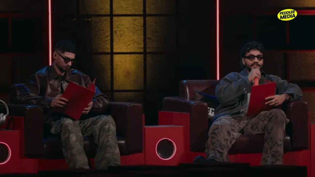 Raftaar and KRSNA reviewing contestant scripts on Legacy Episode 1