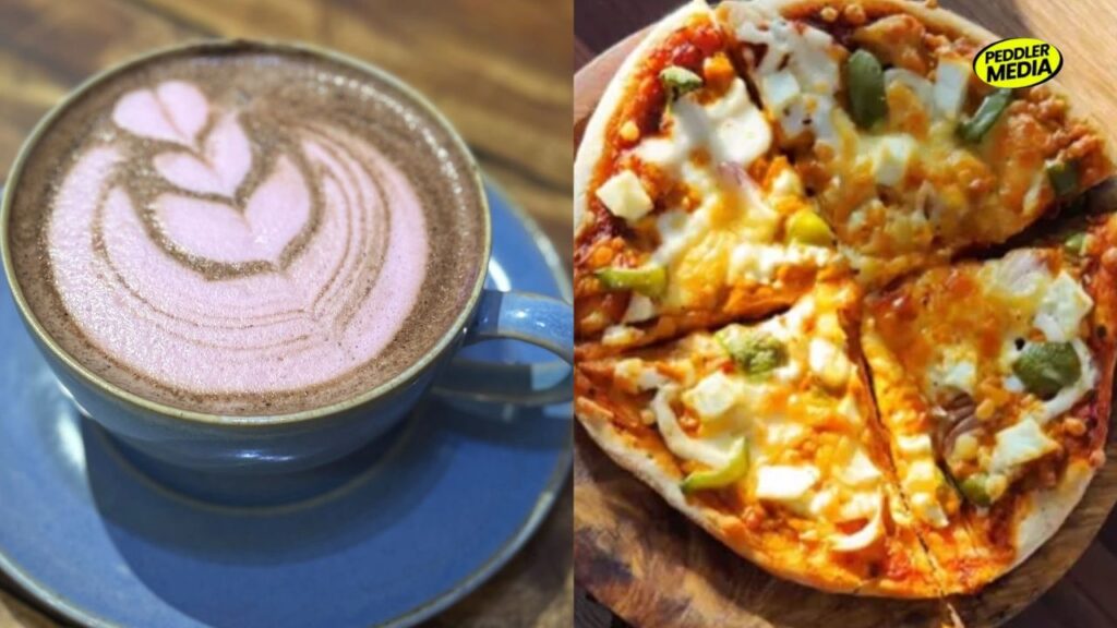 Coffee and pizza from Cafe Beings Ambala menu