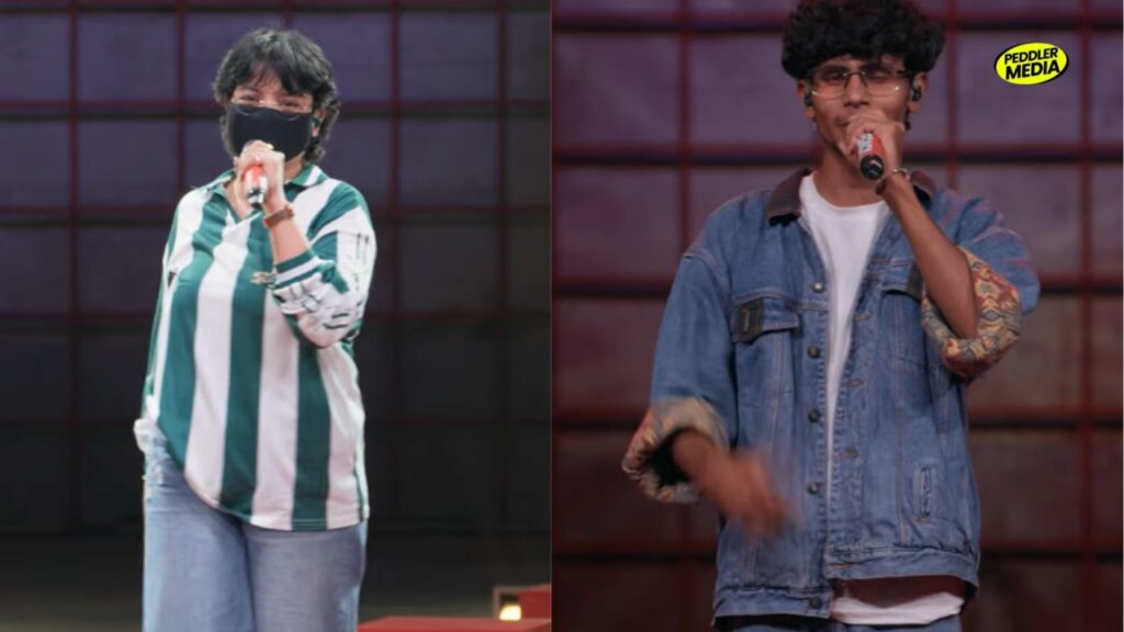Khushi and Kirdar performing on Legacy Raftaar Show KRSNA's desi hip hop show, Episode 2