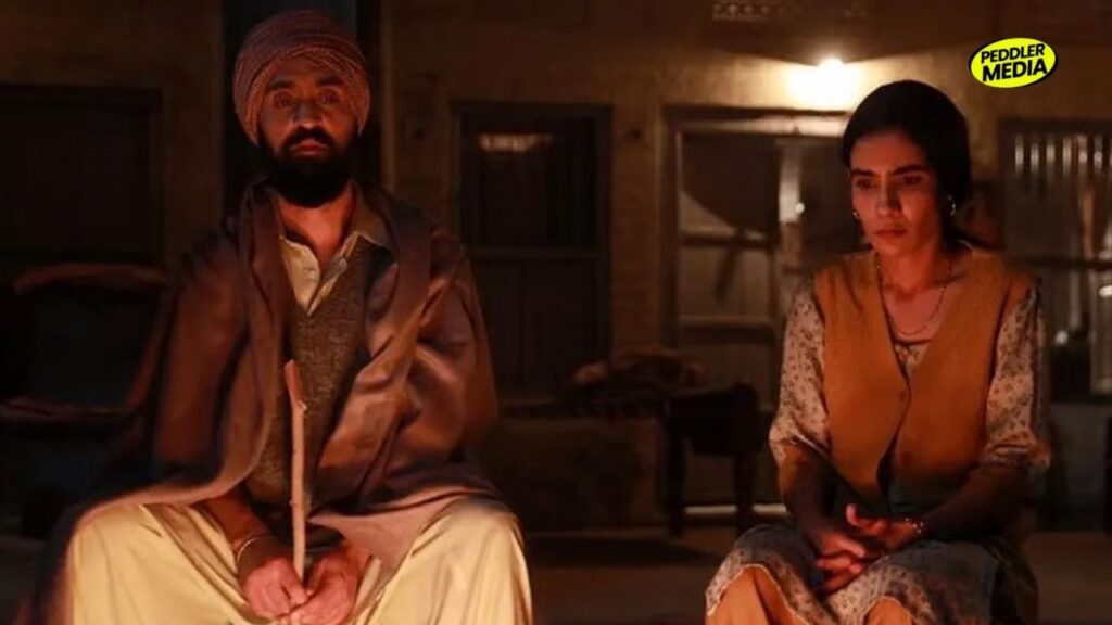 Diljit Dosanjh and Geetika Vidya Ohlyan as Jaswant and Pammi in Satluj