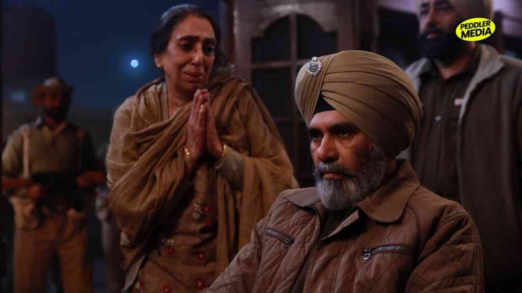Kanwaljit Singh as DGP Bitta in Satluj movie confrontation scene