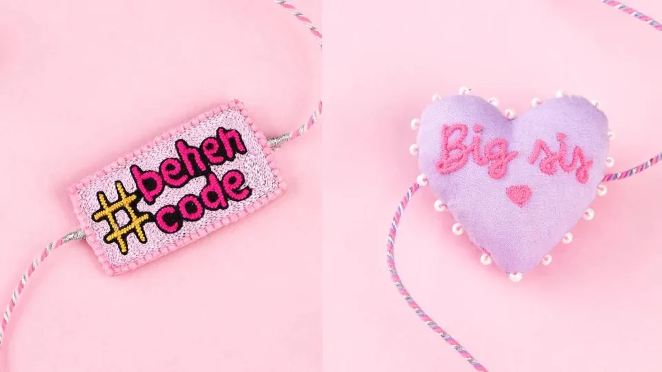 Behencode rakhi design for sisters on Raksha Bandhan 2026