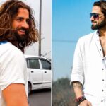 Haryanvi Singer Ankit Baliyan posing in two different looks