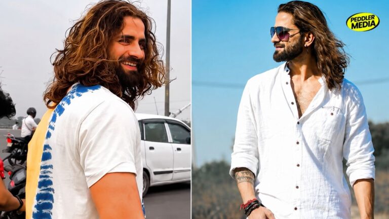 Haryanvi Singer Ankit Baliyan posing in two different looks