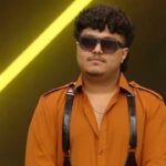 Dhadkan Rapper poses on stage during MTV Hustle 5