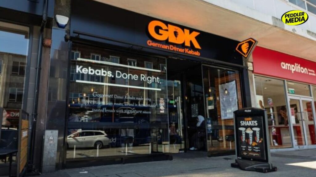 Parmish Verma German Doner Kebab GDK outlet storefront with tagline Kebabs Done Right