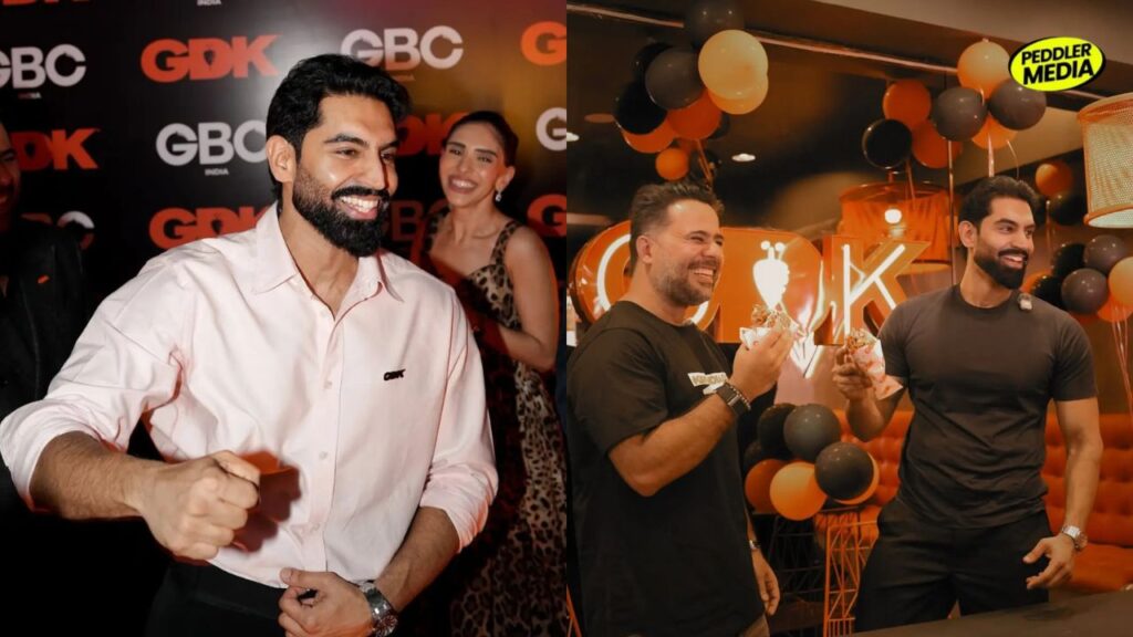 Parmish Verma at GDK India launch event in Hyderabad celebrating German Doner Kebab opening