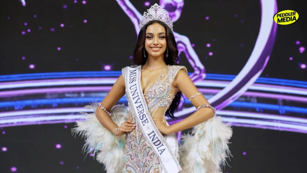 Kaziah Liz Mejo crowned Miss Universe India 2026 on stage