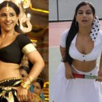 Vidya Balan latest photos in black and white outfits