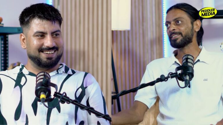 Watan Rao and Peddler Media host during a stand-up comedy interview