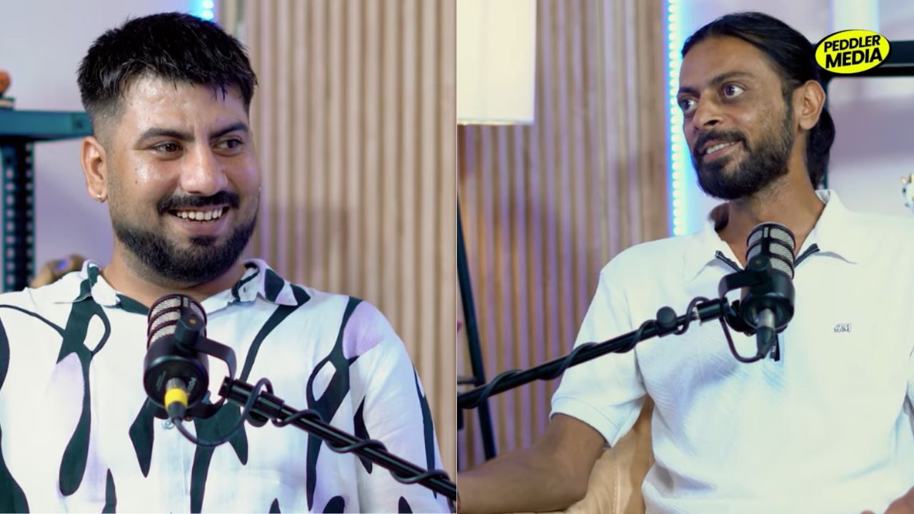 Watan Rao and Peddler Media host during a stand-up comedy interview