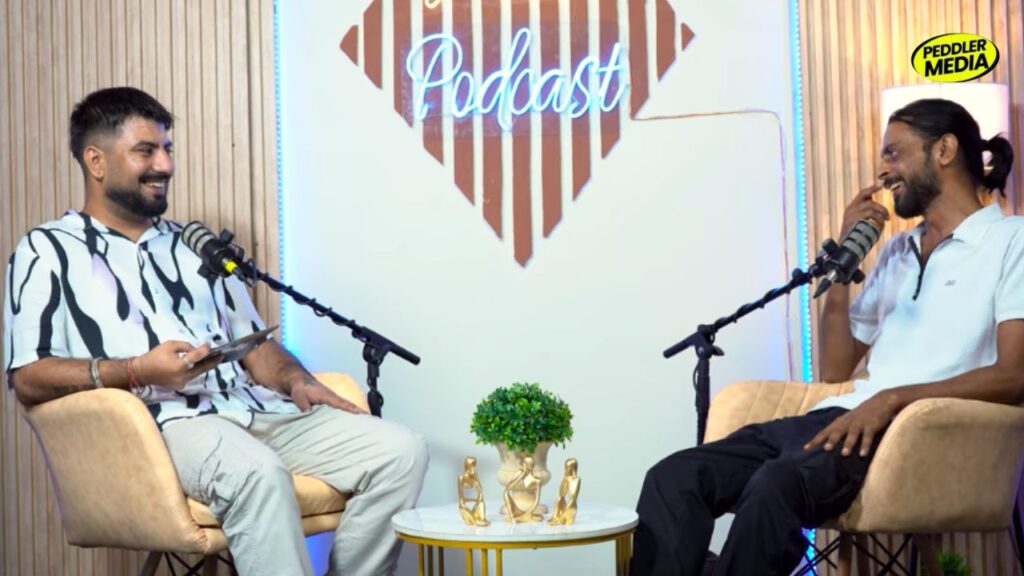 Watan Rao during a Peddler Media podcast interview with the host