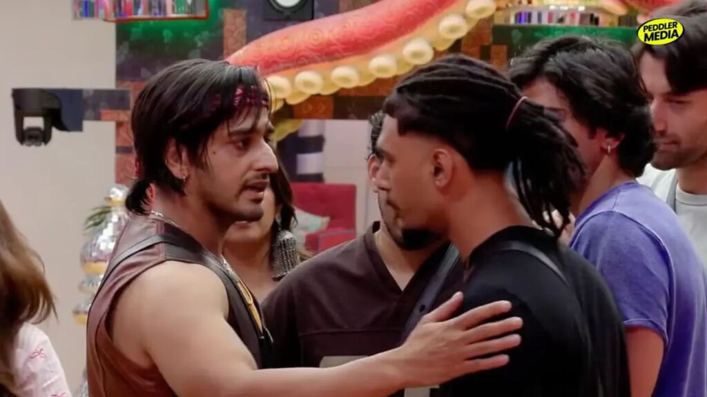 Bigg Boss 20 contestant Qazi Touqeer Angry during a fight with Yung DSA