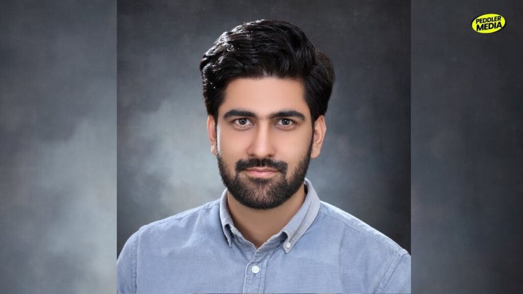 Ankit Bidhan portrait after winning Punjab University PUCSC president election
