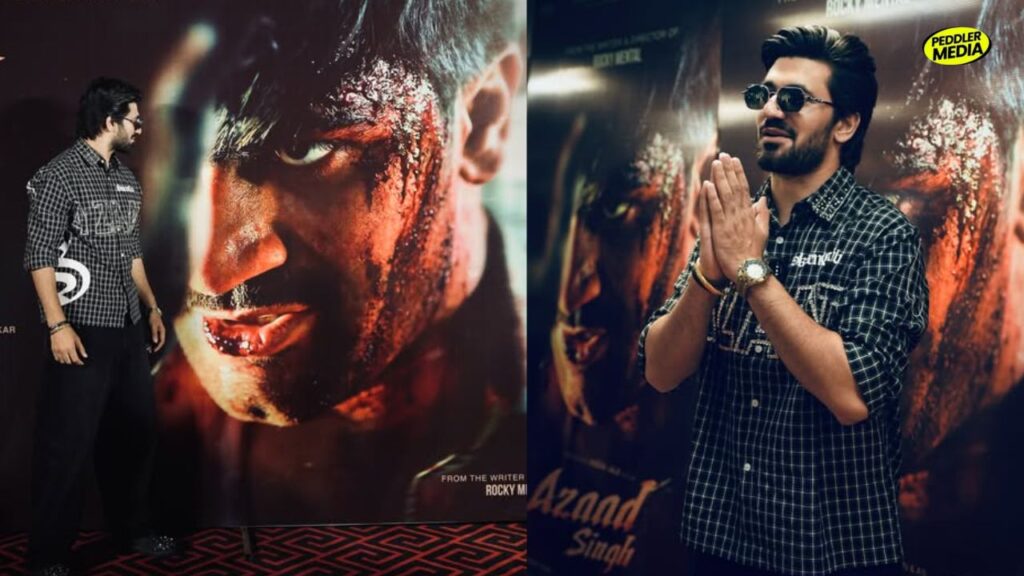 Azad Singh Haryanvi Movie featuring Aman Jaji at the film poster event
