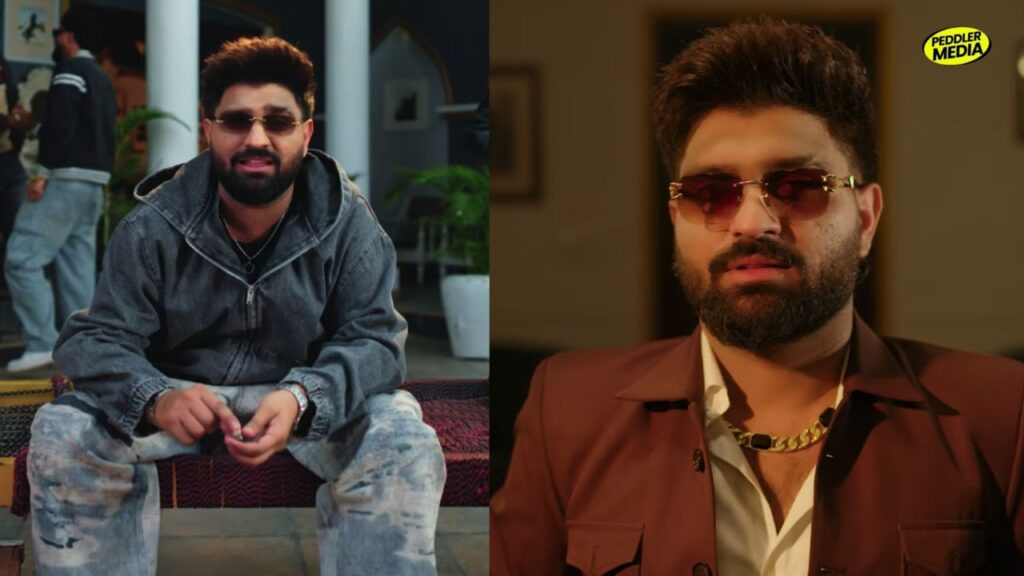 Khasa Aala Chahar wearing sunglasses, a gold chain and brown outfit in Old Money