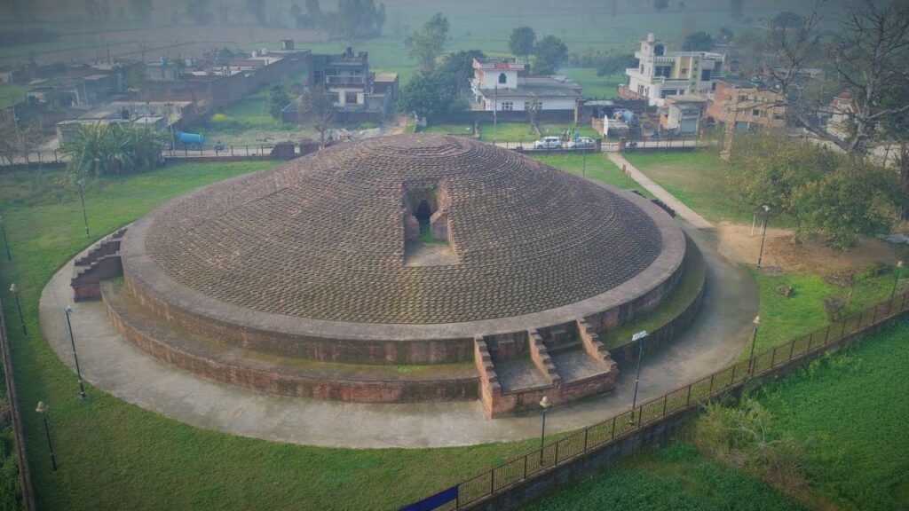 Ancient Buddhist stupa at Sugh, the site of historic Shrugna Buddhism in Haryana