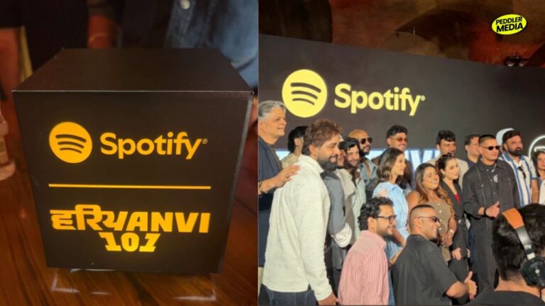 Spotify Haryanvi 101 official logo and branding at the launch event