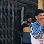 Meeta Baroda Arrested in Sikar real life photo of Haryanvi singer outside the police station after the fight.